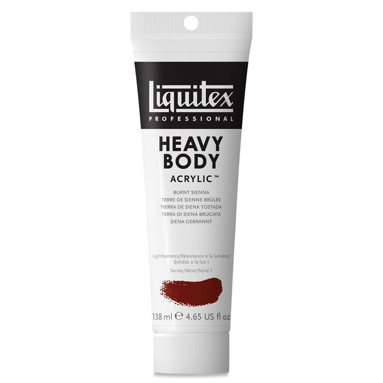 Liquitex Heavy Body Artist Acrylics - Burnt Sienna, 4.65 oz Tube